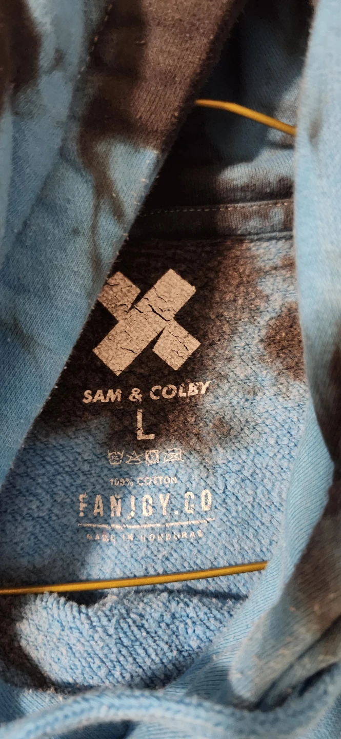 Sam & Colby Tie-Dye Hoodie Size L - photo 3