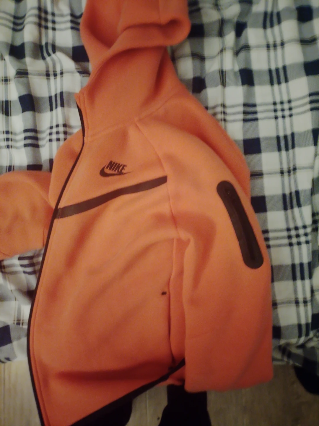 Nike Tech Fleece Full-Zip Hoodie Orange - photo 4