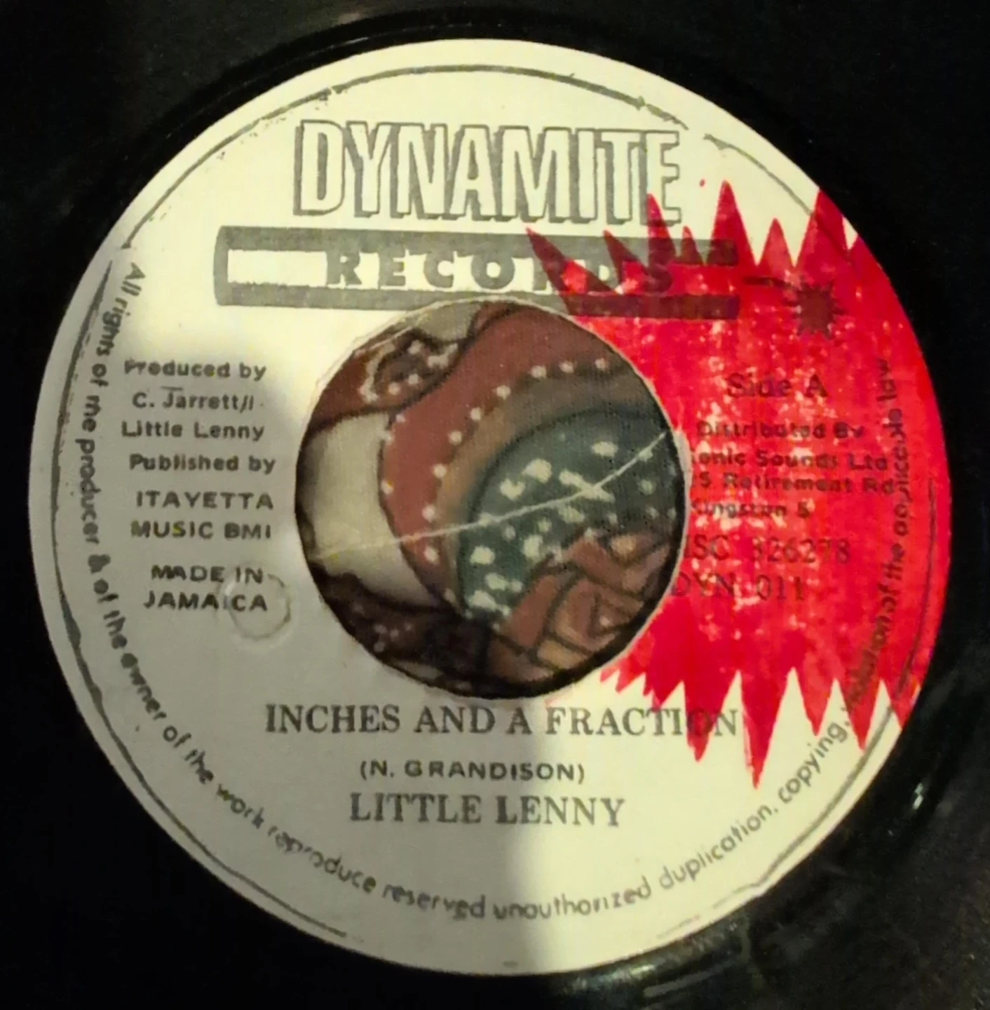 Dynamite Records Vinyl Single - Little Lenny - photo 2