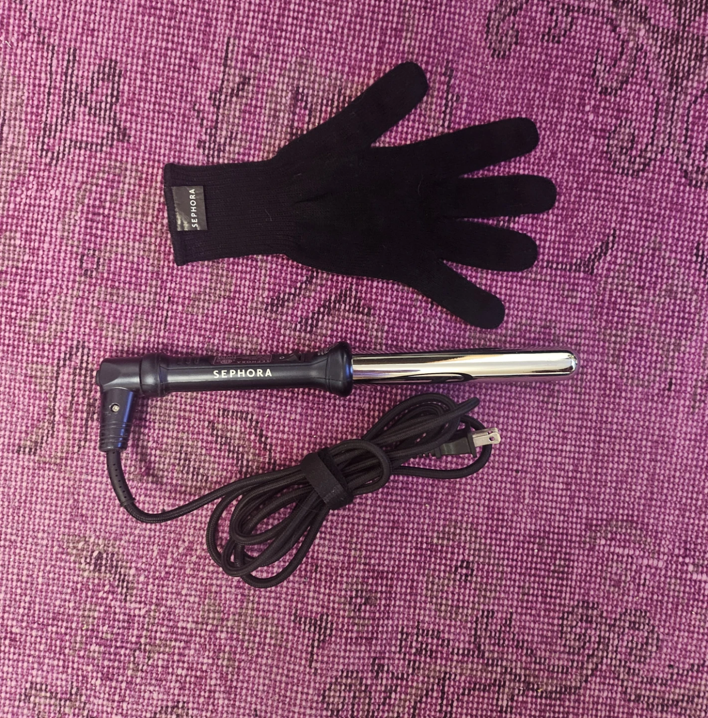 Sephora Curling Wand with Heat Protective Glove