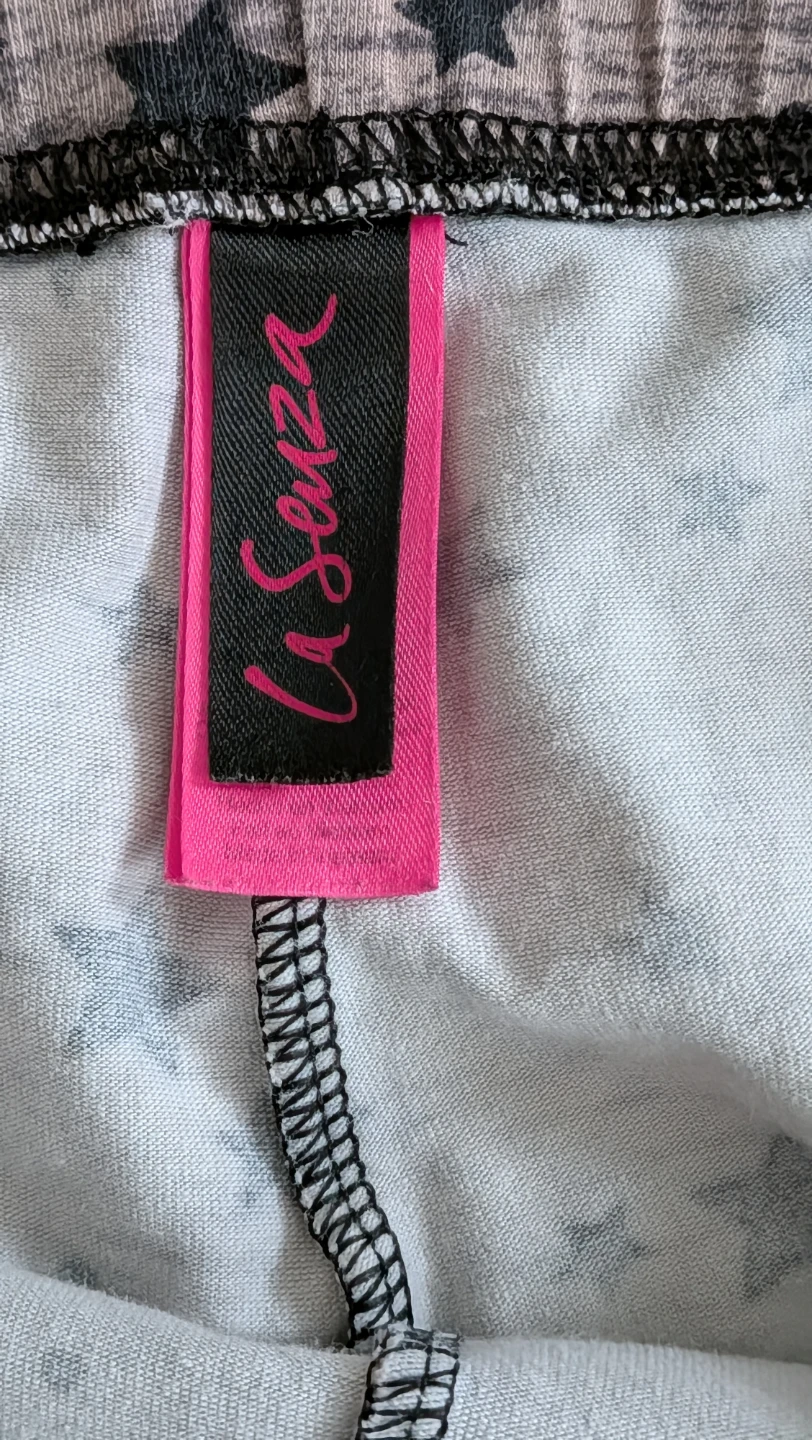 La Senza Lounge Leggings - Womens Medium - Gray Star Print - photo 2