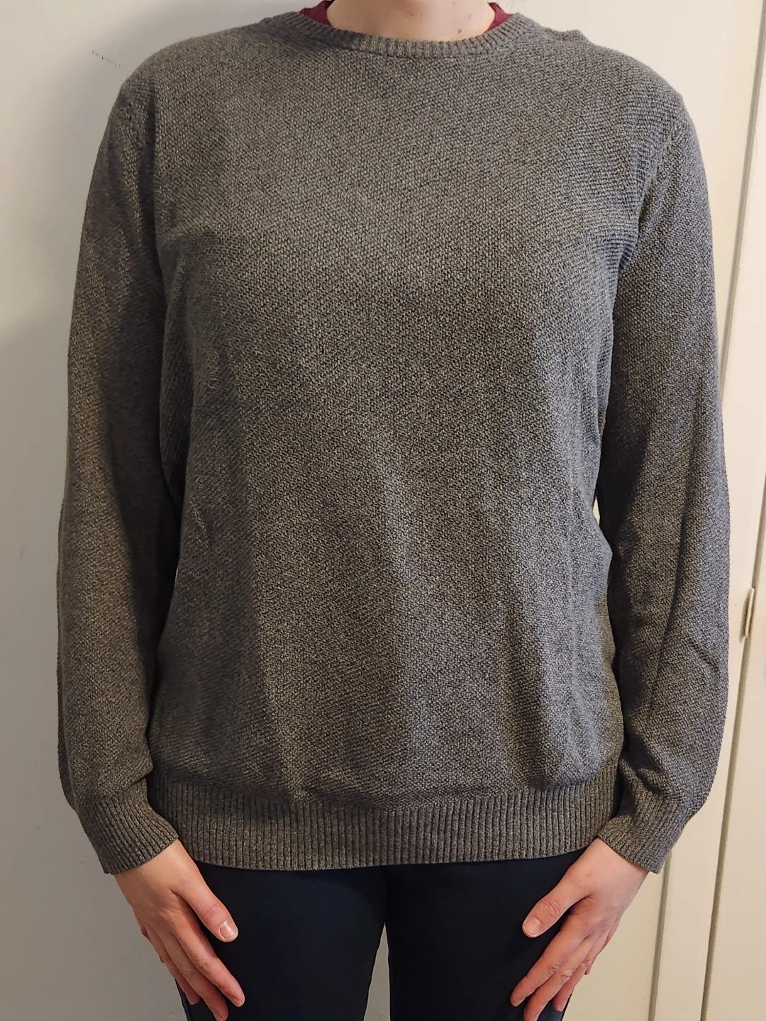 Vintage Levi Crewneck Gray Sweater Size L - photo 2