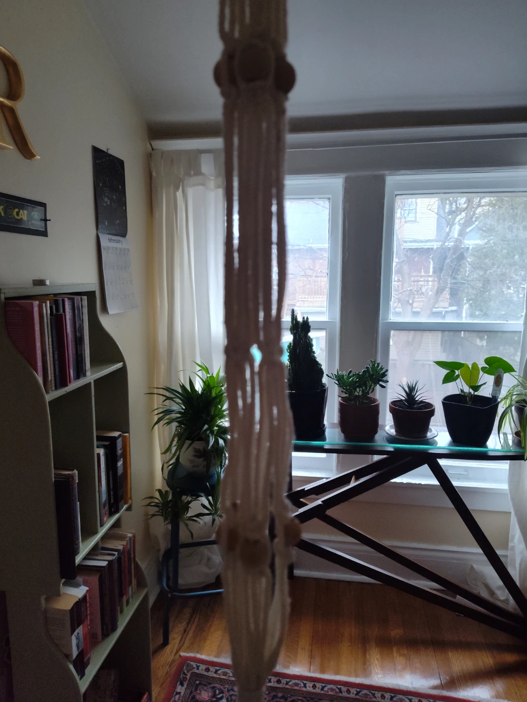Macrame Plant Hanger with Beads - photo 3
