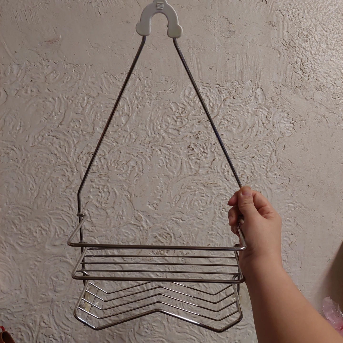 🧡 Two-Tiered Metal Shower Caddy