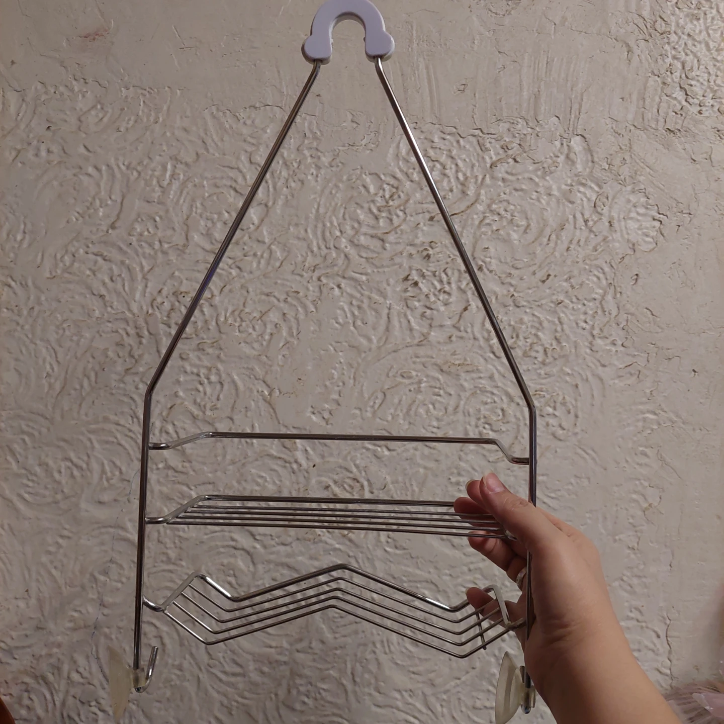 🧡 Two-Tiered Metal Shower Caddy - photo 4