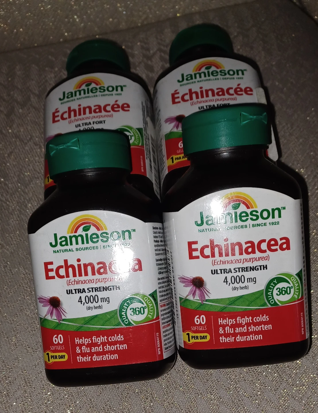 Jamieson Echinacea Ultra Strength 4000mg Softgels 60 Count - photo 2