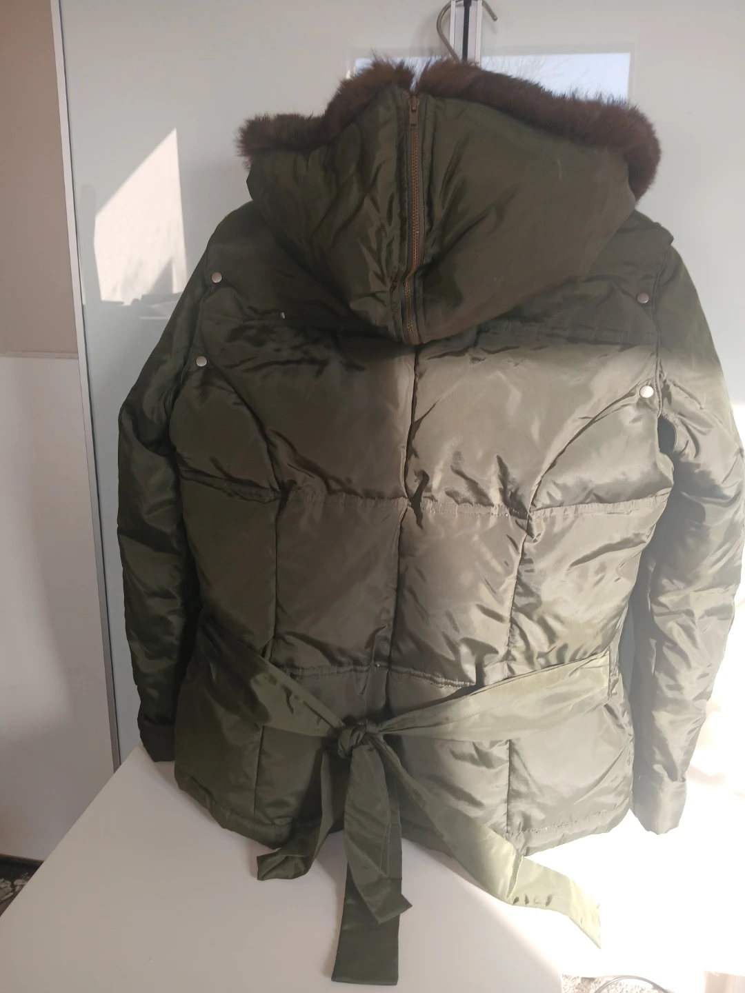 Buffalo Puffer Jacket with Fur Hood Trim - photo 2