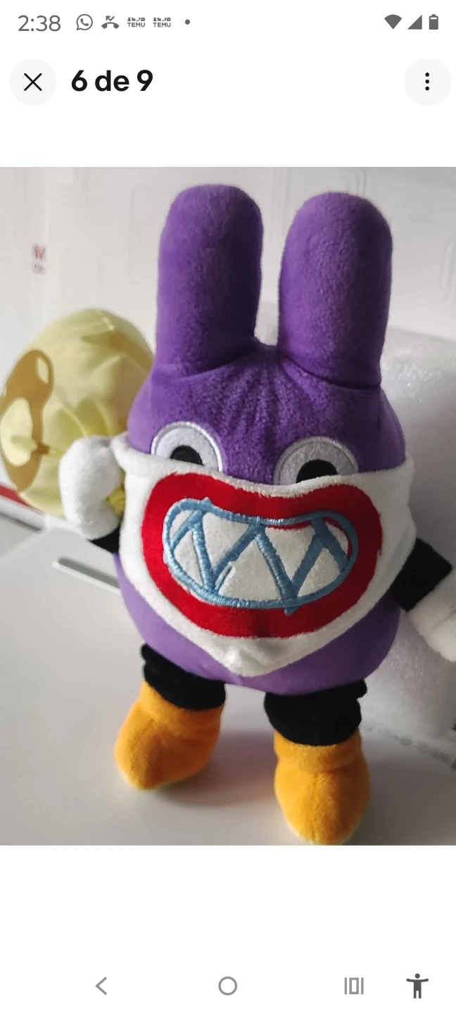 Súper Mario Bros Nabbit plush toy