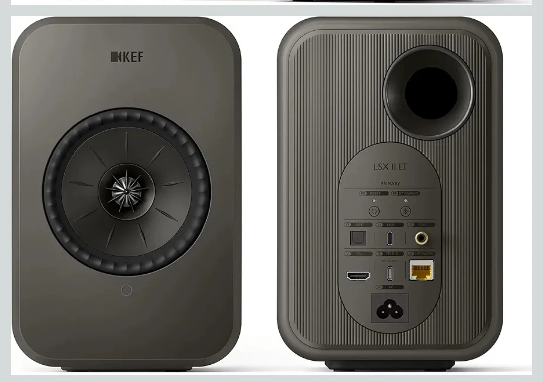 KEF LSX II LT Wireless Speakers (Pair) - Stone White - photo 4