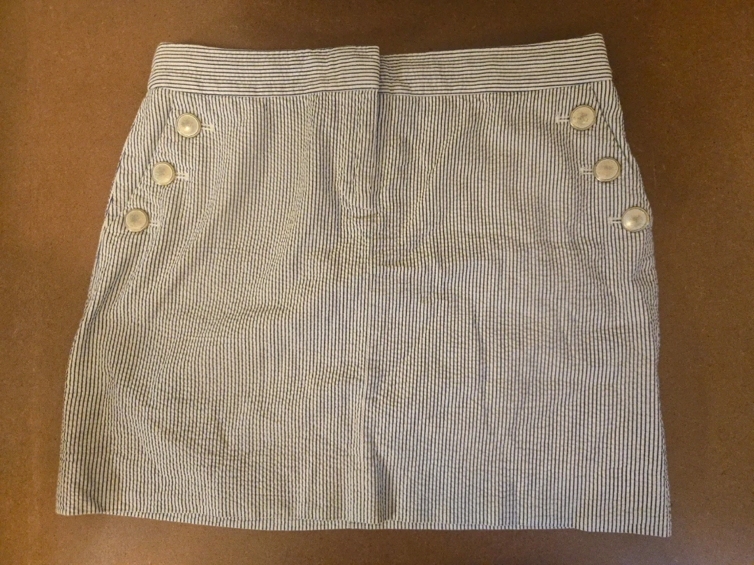 J.Crew Striped Sailor Skirt Size 2
