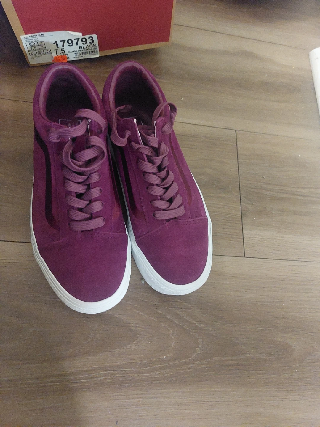 Vans Old Skool Platform Sneakers Size 7.5 - photo 4