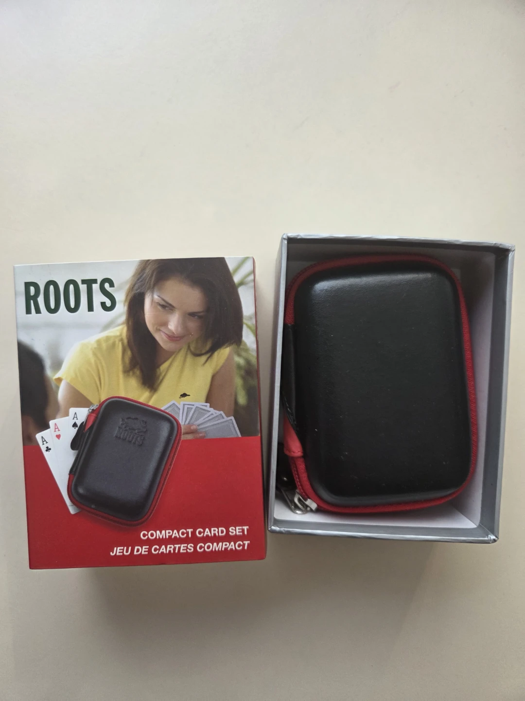 Roots playing Compact Card Set with Case. NEW. EASY TO CARRY