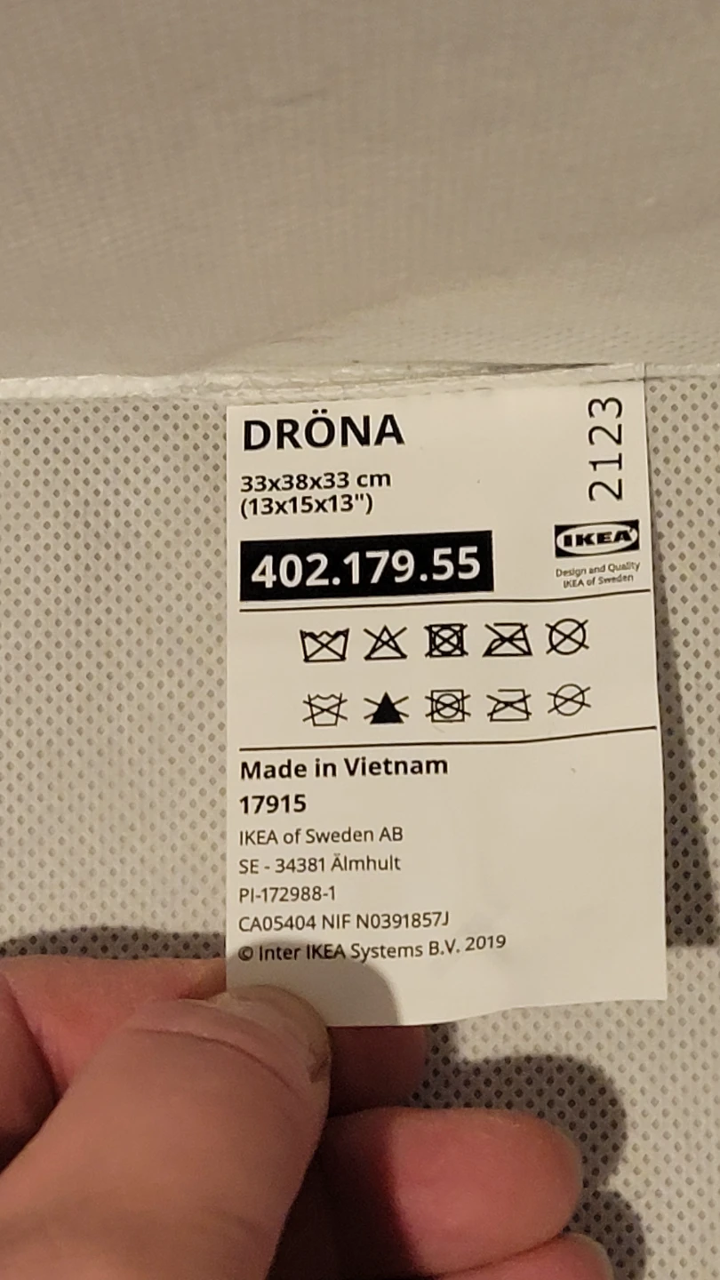 IKEA DRÖNA Storage Cubes - White (Set of 8) - photo 4