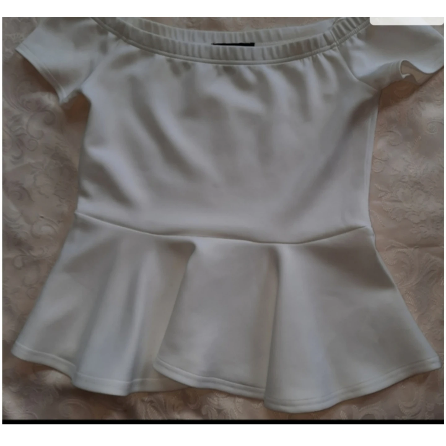 White Off-the-Shoulder  Top - photo 2