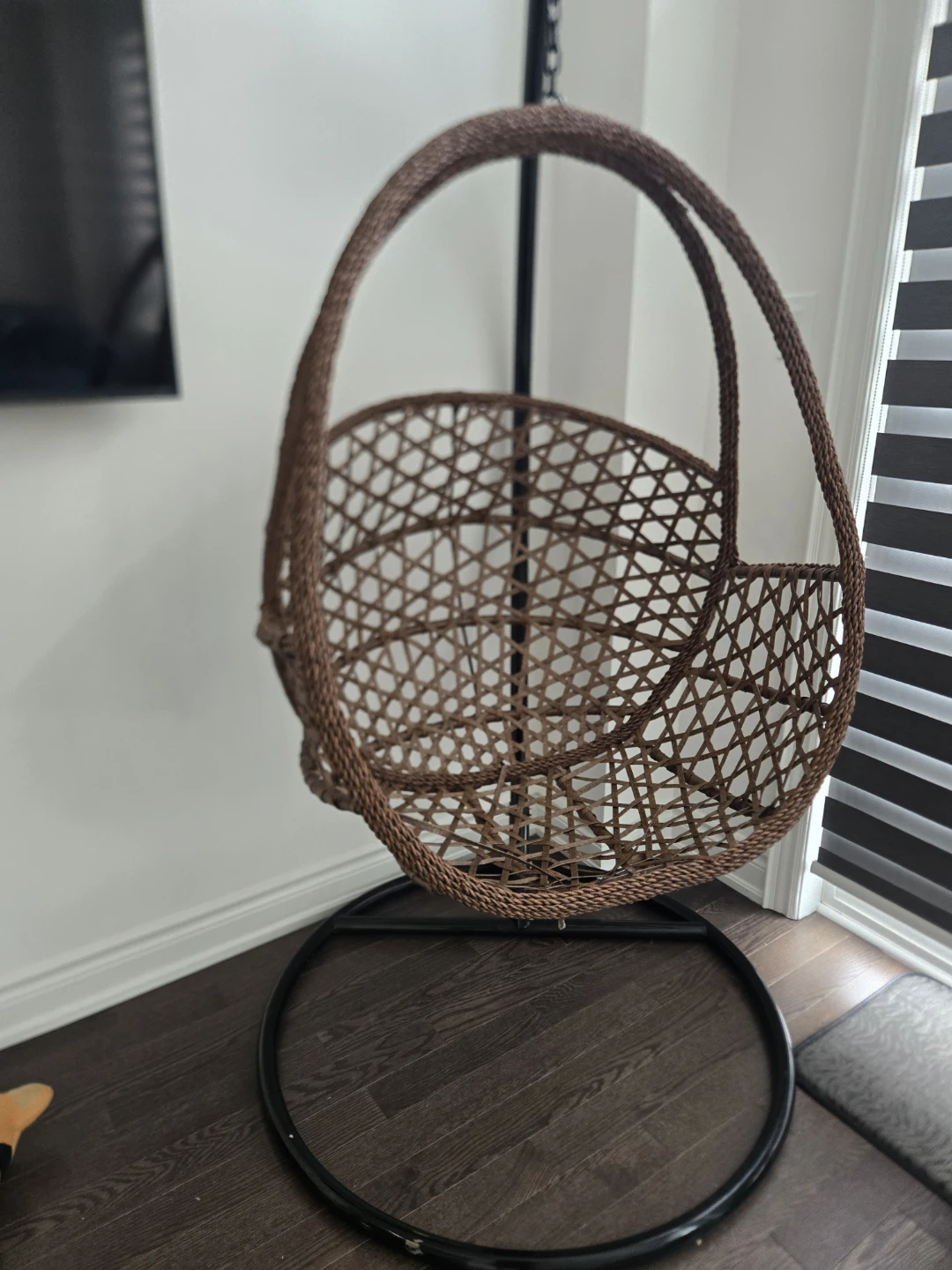 Brown Woven Hanging Chair