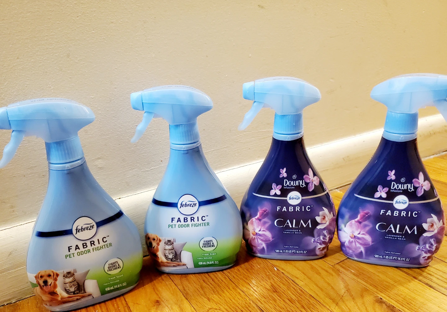Febreze Fabric Pet Odor Fighter & Downy Fabric Refresher Sprays