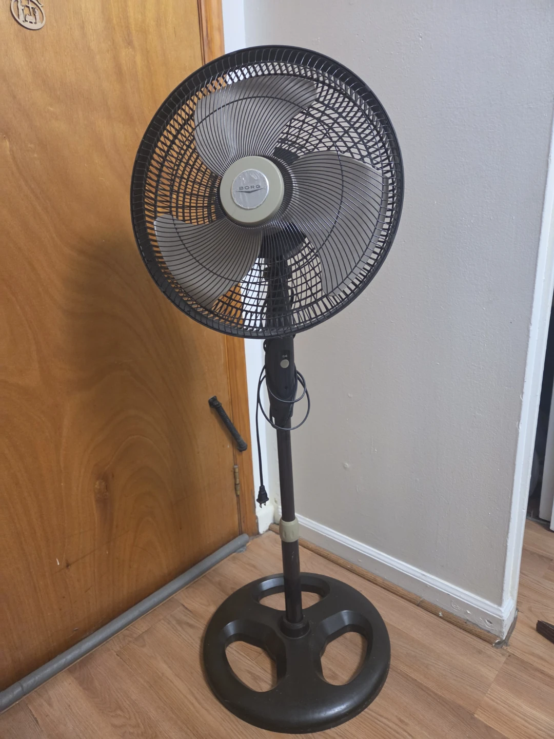 BOKG Black Oscillating Pedestal Fan