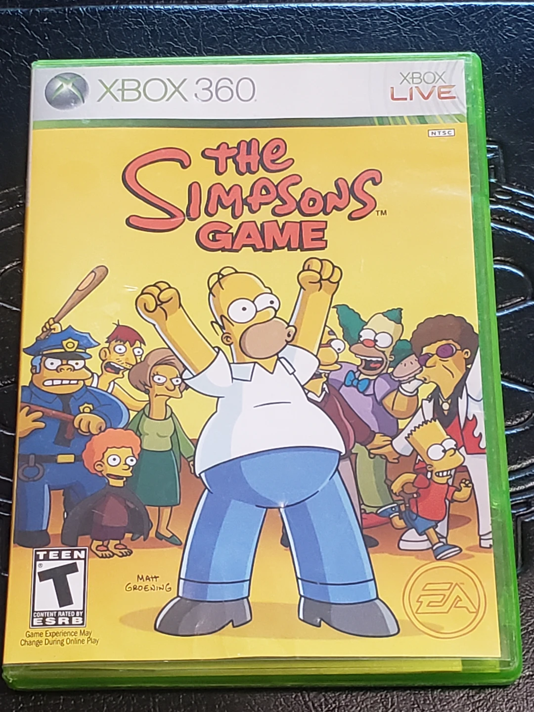 Xbox 360 The Simpsons game CIB nice clean copy - photo 2