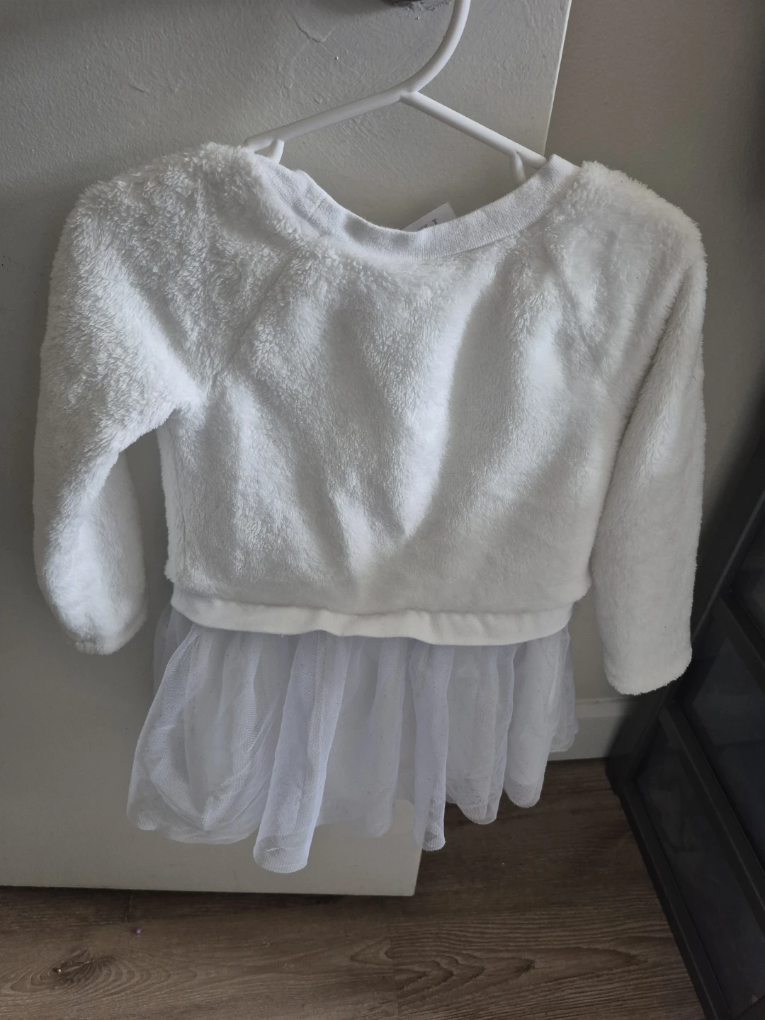 The Children's Place White Fox Tulle Dress - Size 3T - photo 2