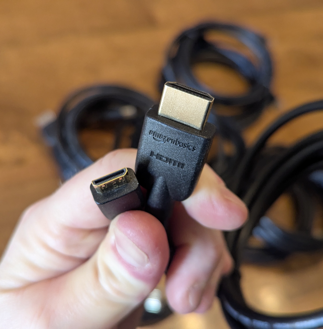 Amazon Basics High Speed Mini HDMI (Source) to HDMI (Display)