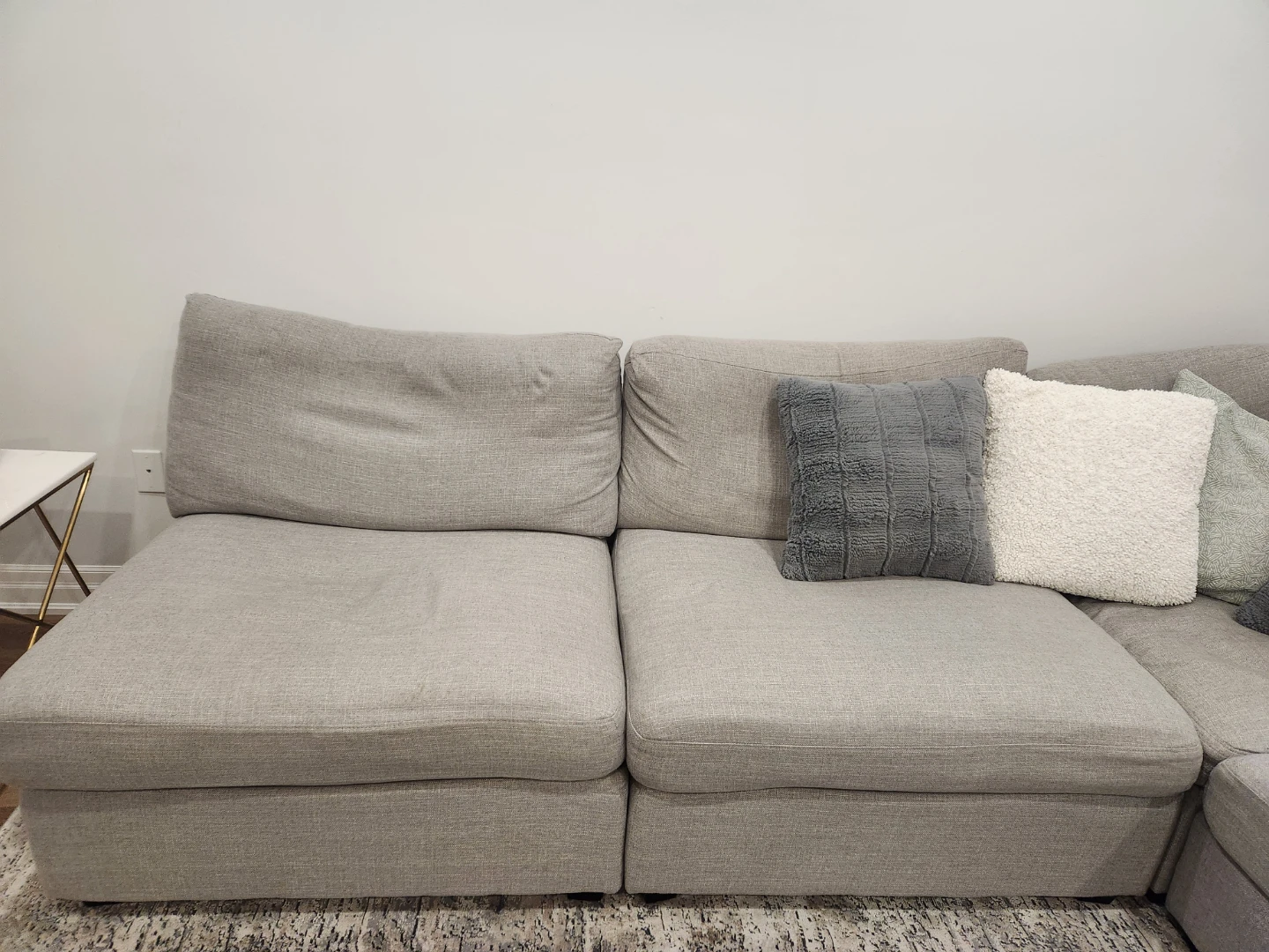 Modular Sectional Sofa - Grey - photo 3