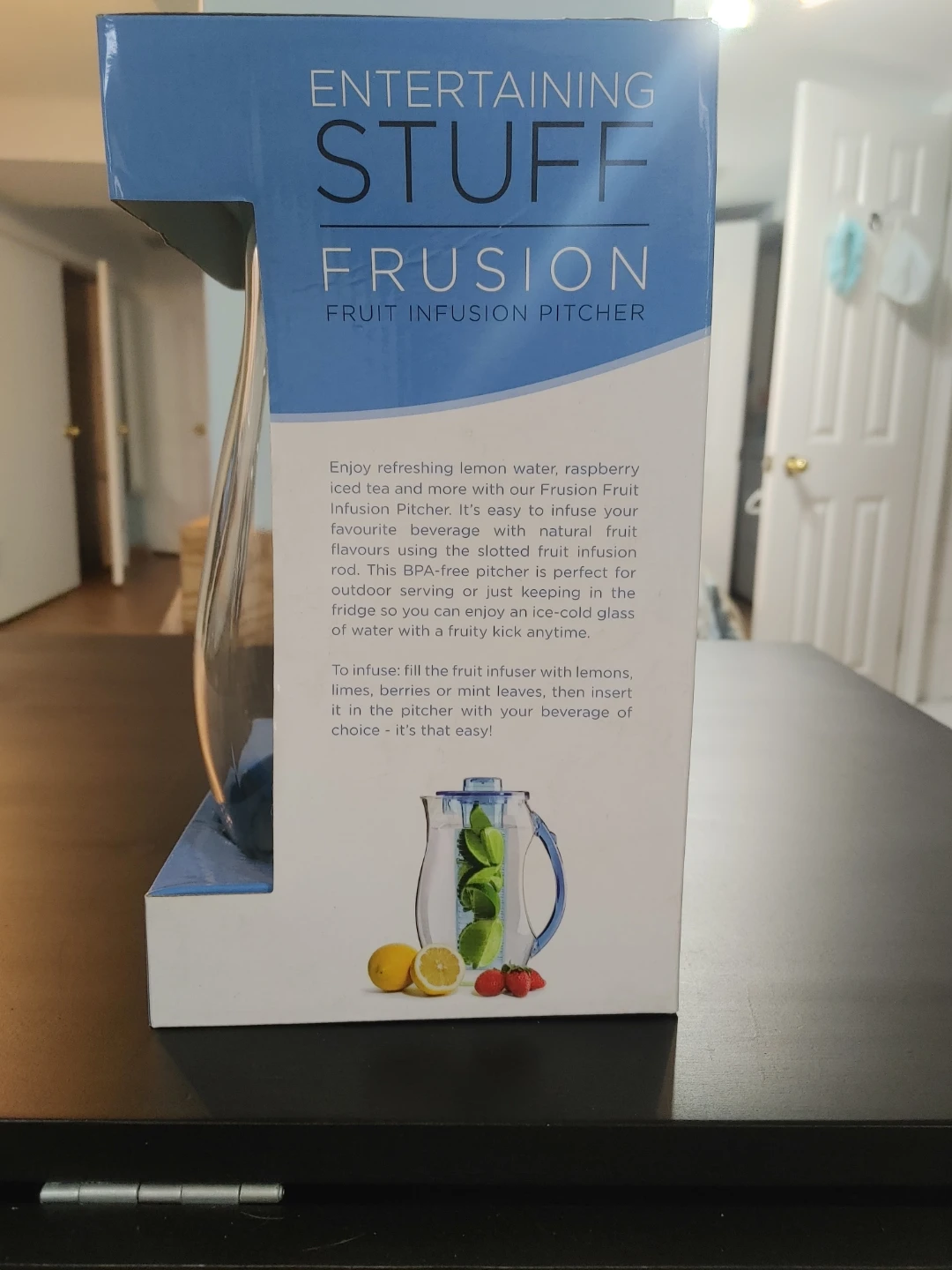 Fruit Infusion Pitcher 2.5L Blue - photo 4