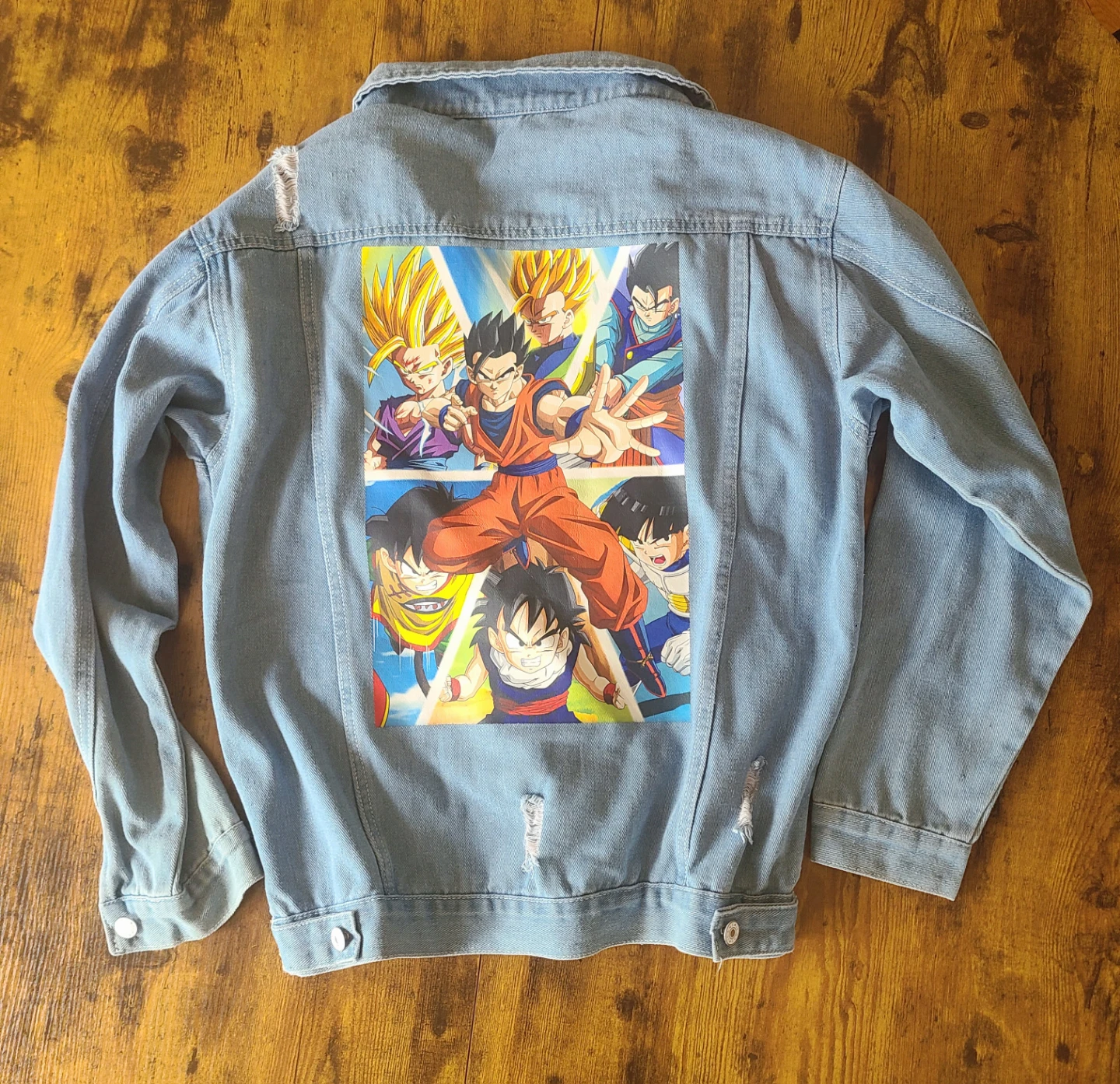 Anime Graphic Denim Jacket
