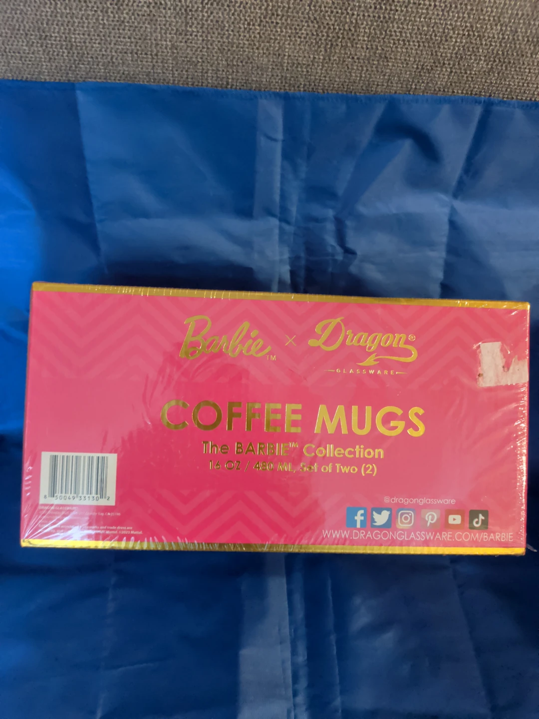 Barbie x Dragon Glassware Coffee Mugs Set (Set of 2)