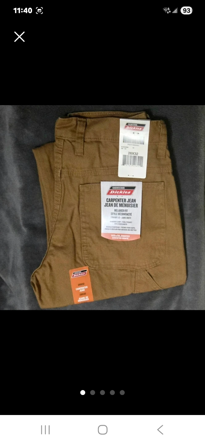 Dickies Carpenter Jeans - Tan - 28x32