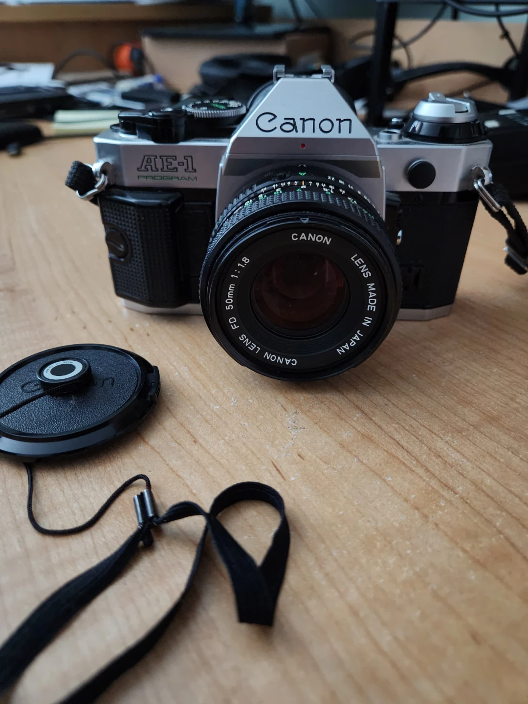 Canon AE-1 Program 35mm Film Camera with Lens and Speedlite - photo 5