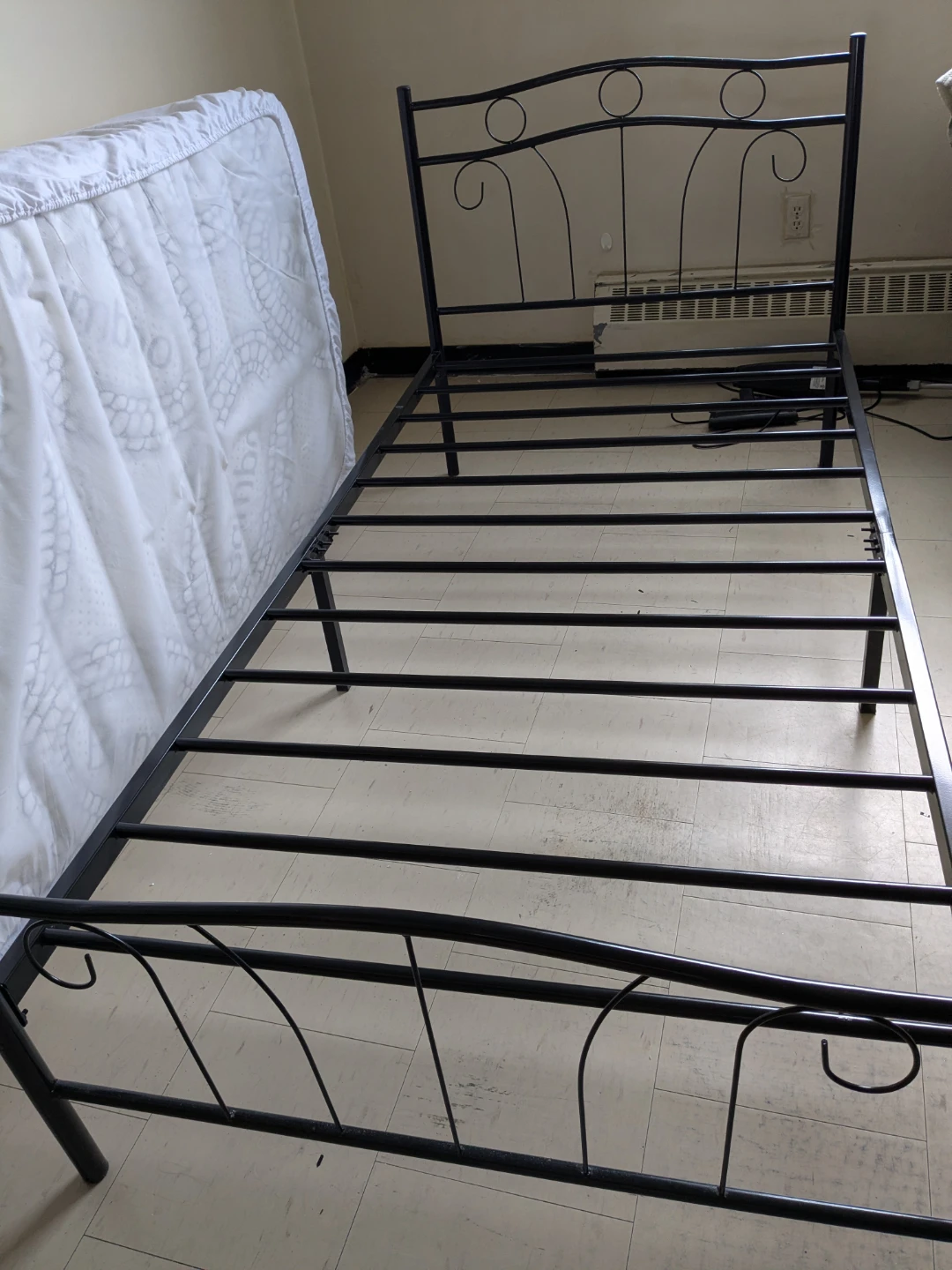 Black Metal Bed Frame