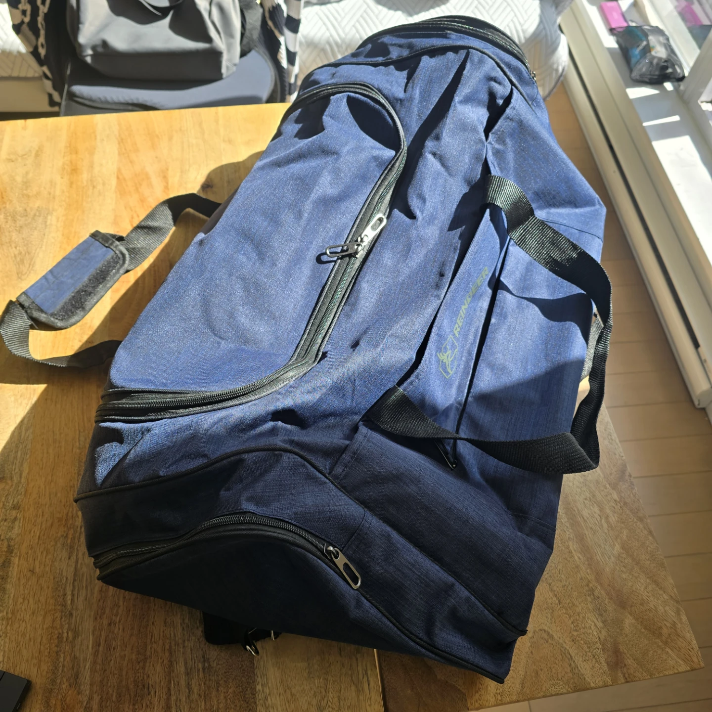 Reindeer Blue Duffle Bag - photo 4