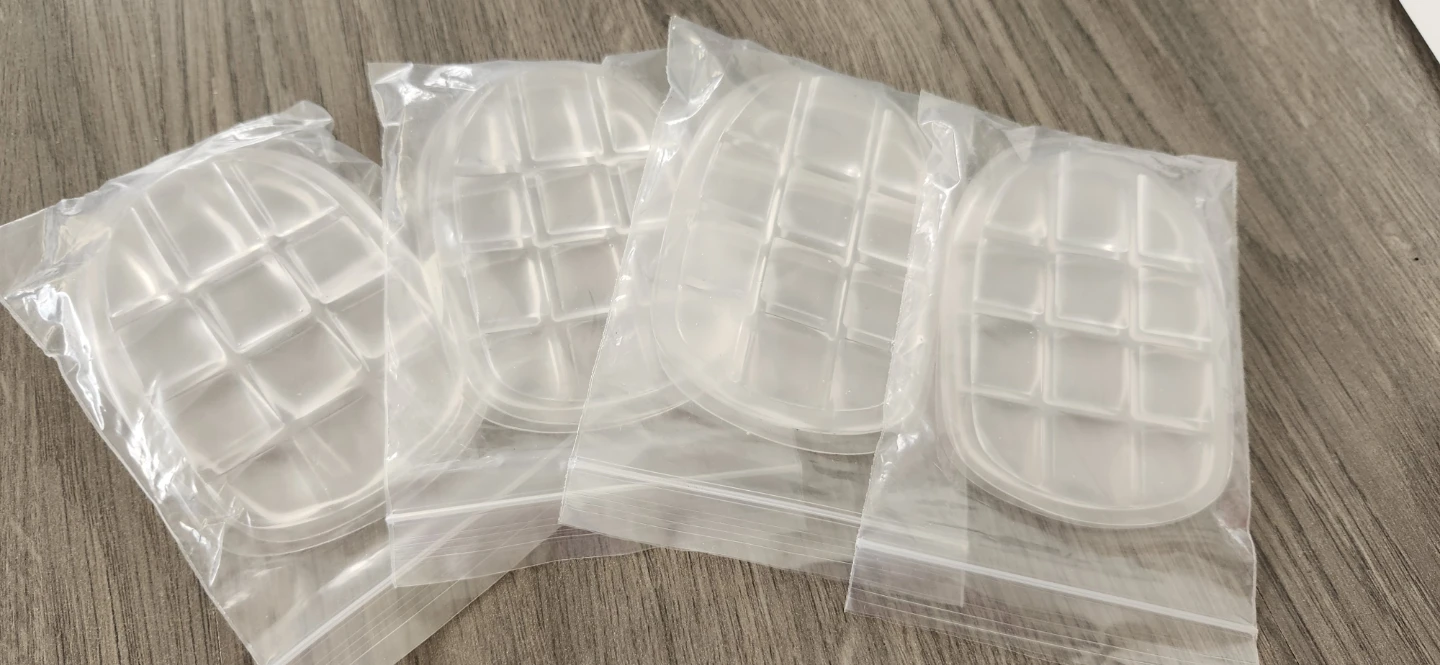 Clear Silicone Heel Cups - Set of 4