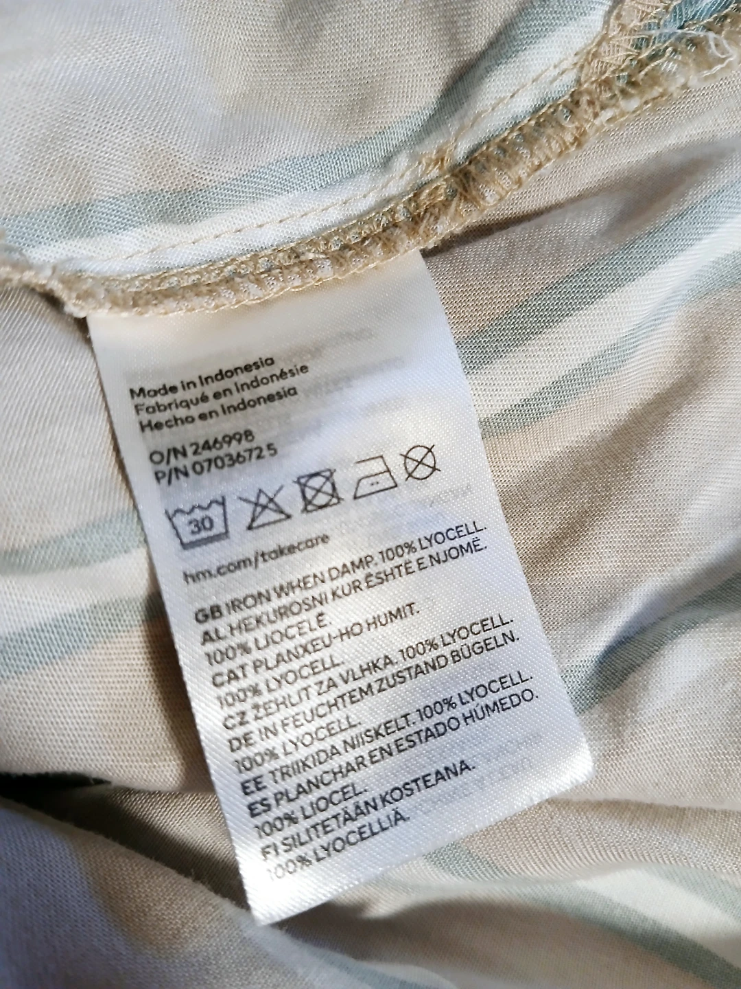 Men XL H&M Striped Button-Up Shirt - photo 3