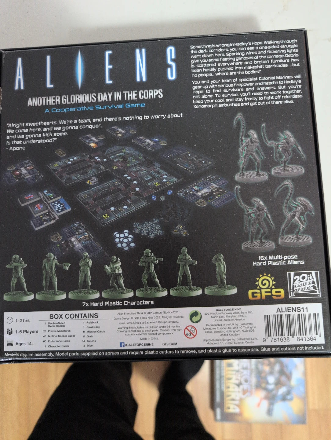 Aliens: Another Glorious Day in the Corps Board Game - photo 2
