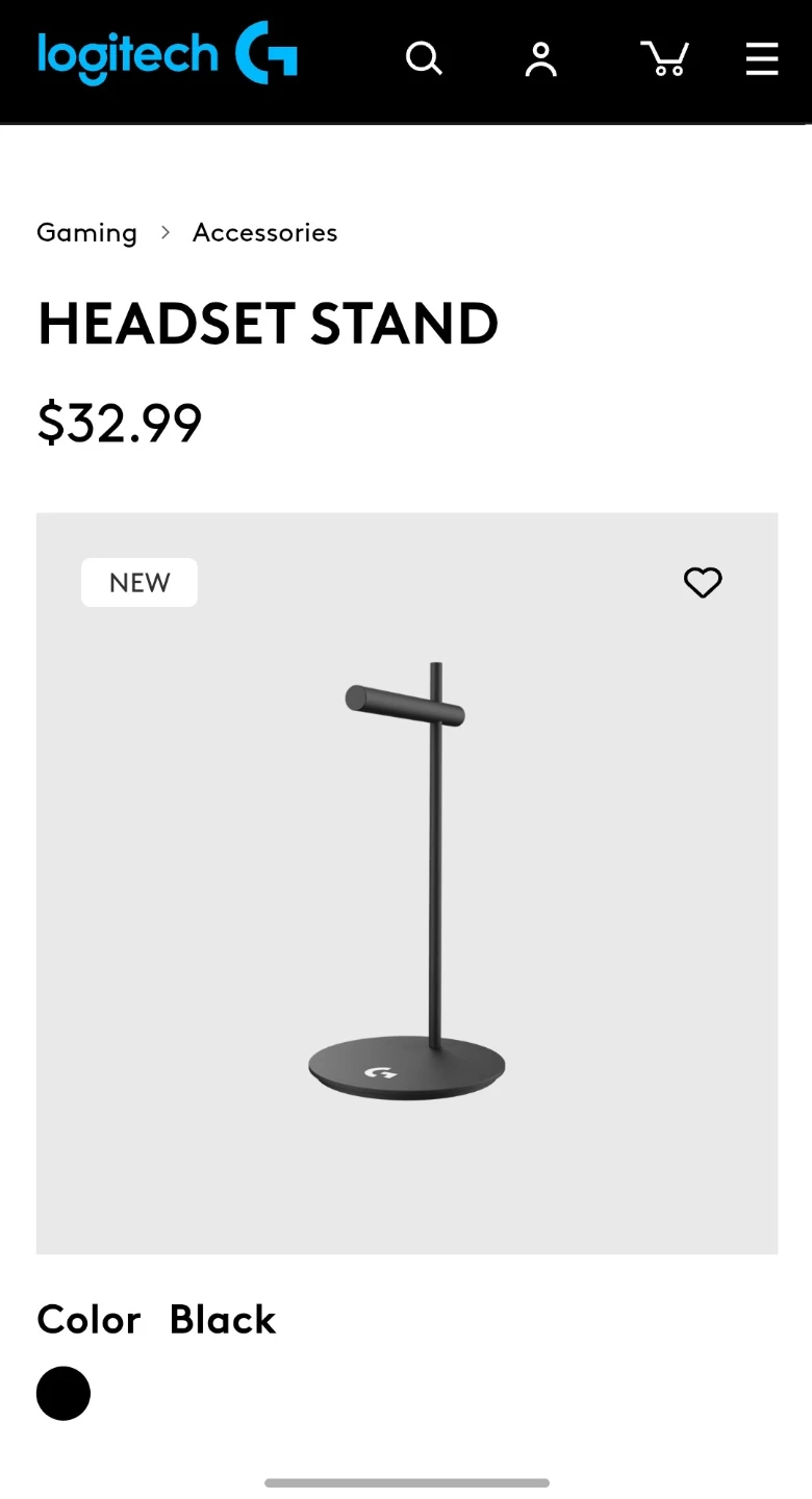 Logitech Headset Stand - New in Box(+ free cap) - photo 3