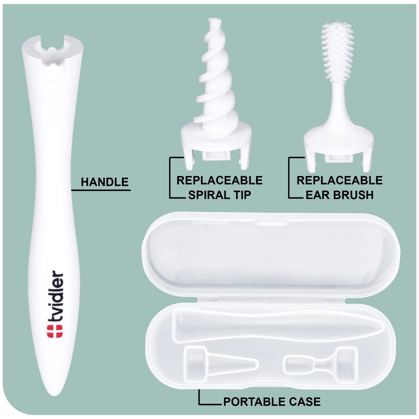 Spiral Tip and Ear Brush Cleaner - Safest - photo 2