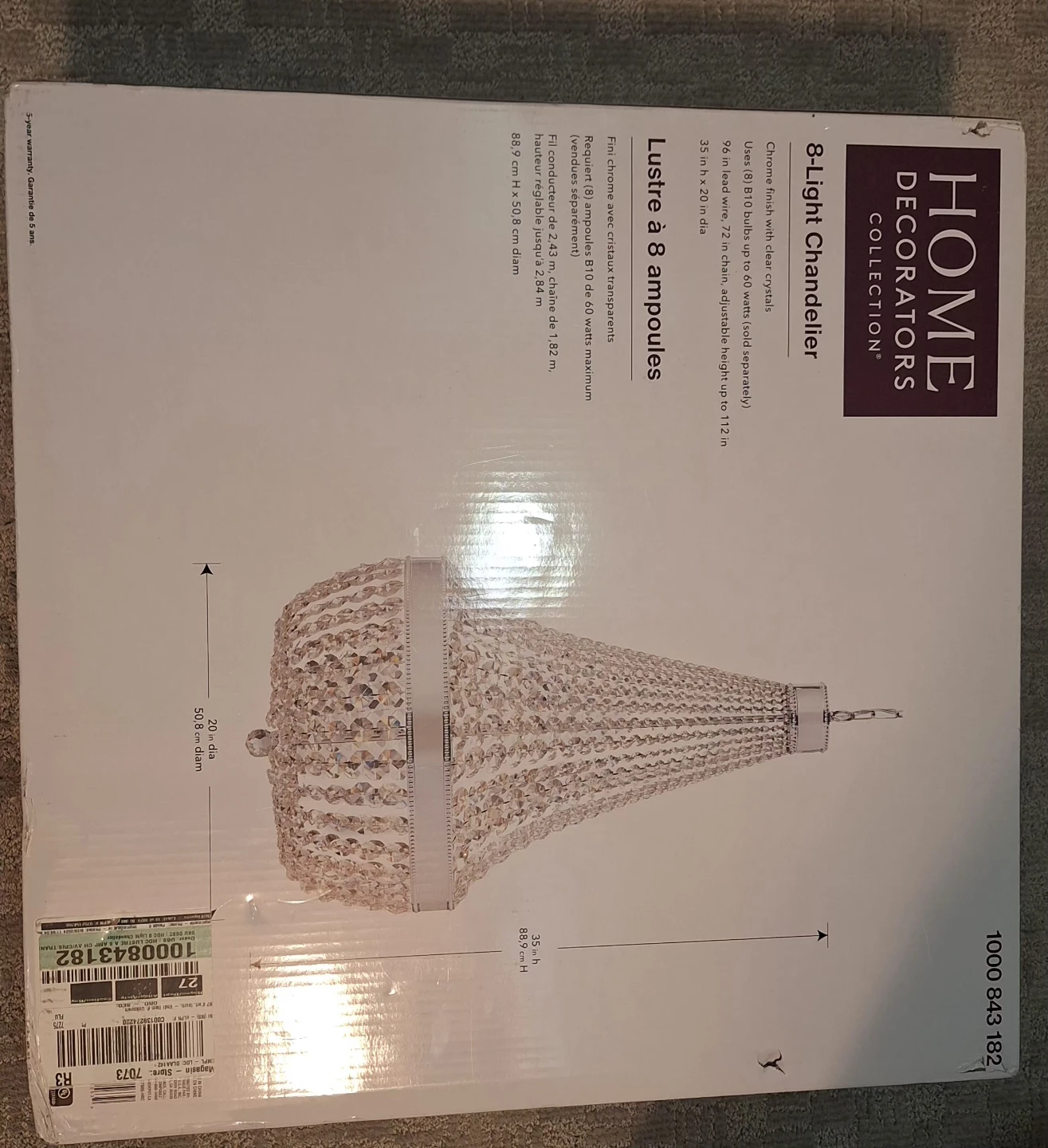 Home Decorators Collection 8-Light Chandelier - photo 2