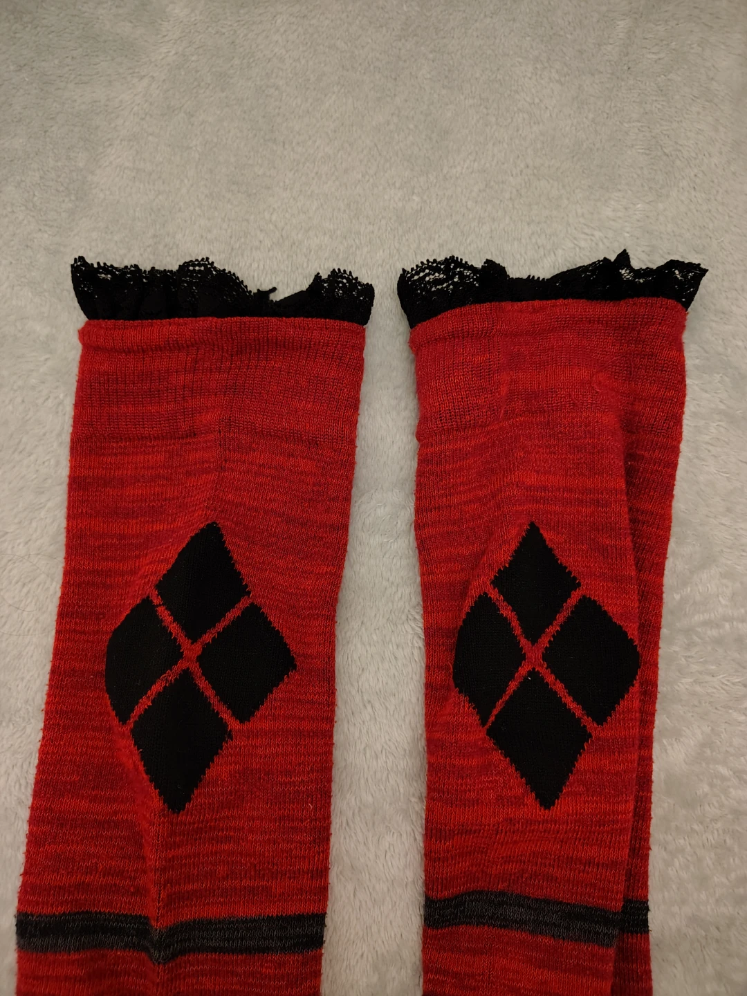 Harley Quinn Thigh High Socks - photo 3