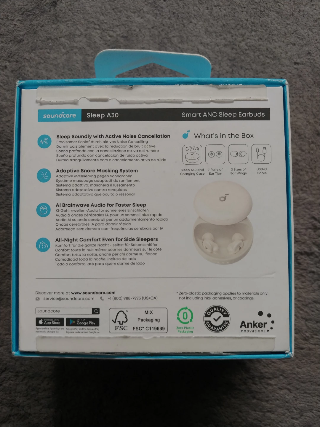 Soundcore Sleep A30 Smart ANC Earbuds by Anker - photo 2