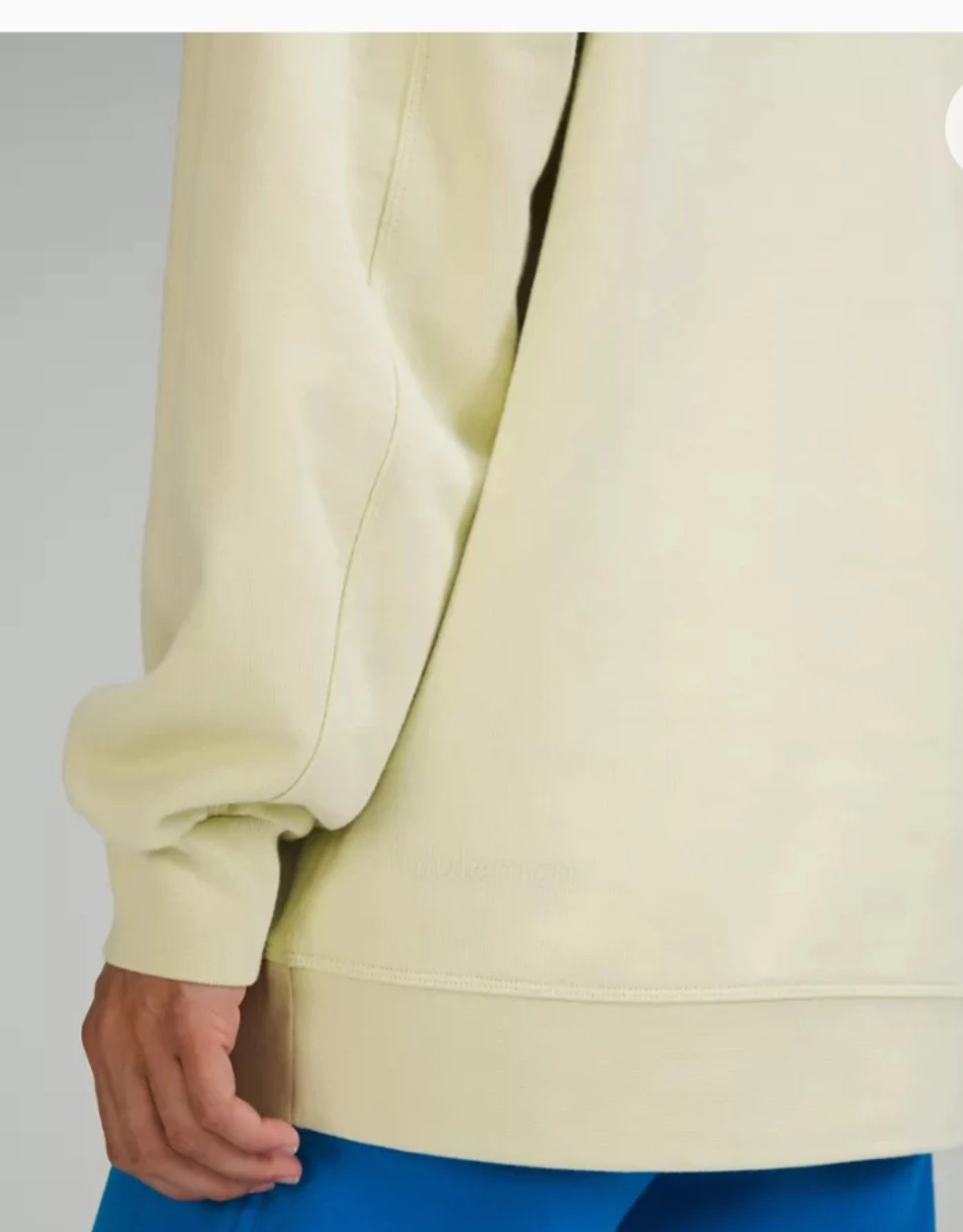 Lululemon Perfectly Oversized Crewneck Sweatshirt - Pale Yellow - photo 3