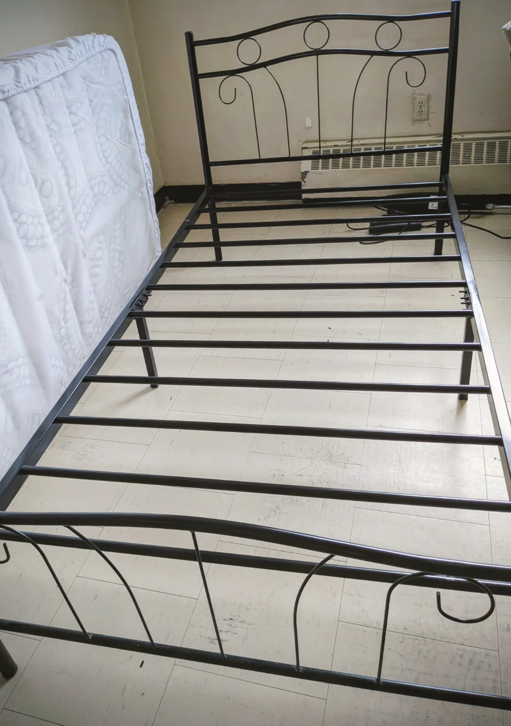 Black Metal Bed Frame