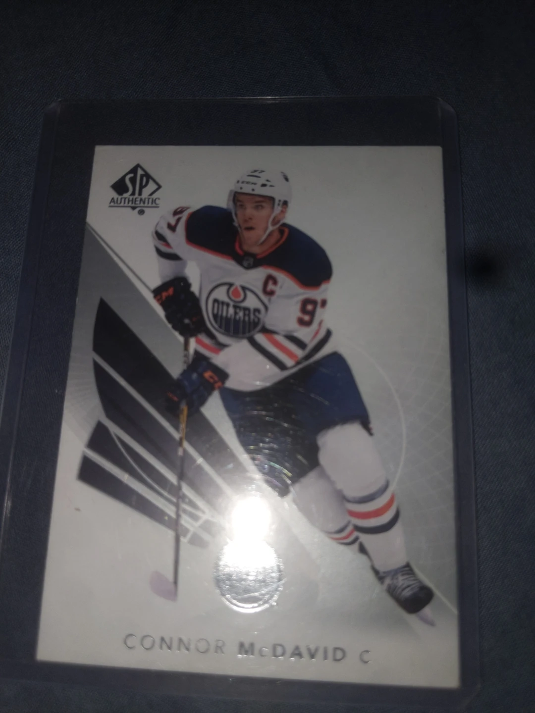 Upper Deck SP Authentic Connor McDavid Hockey Card