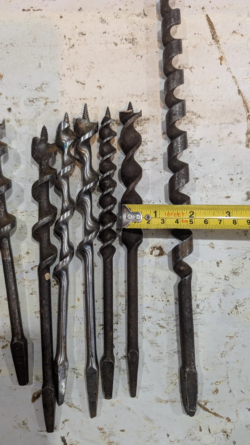 Vintage Auger Bit Set - 9 pcs - photo 5