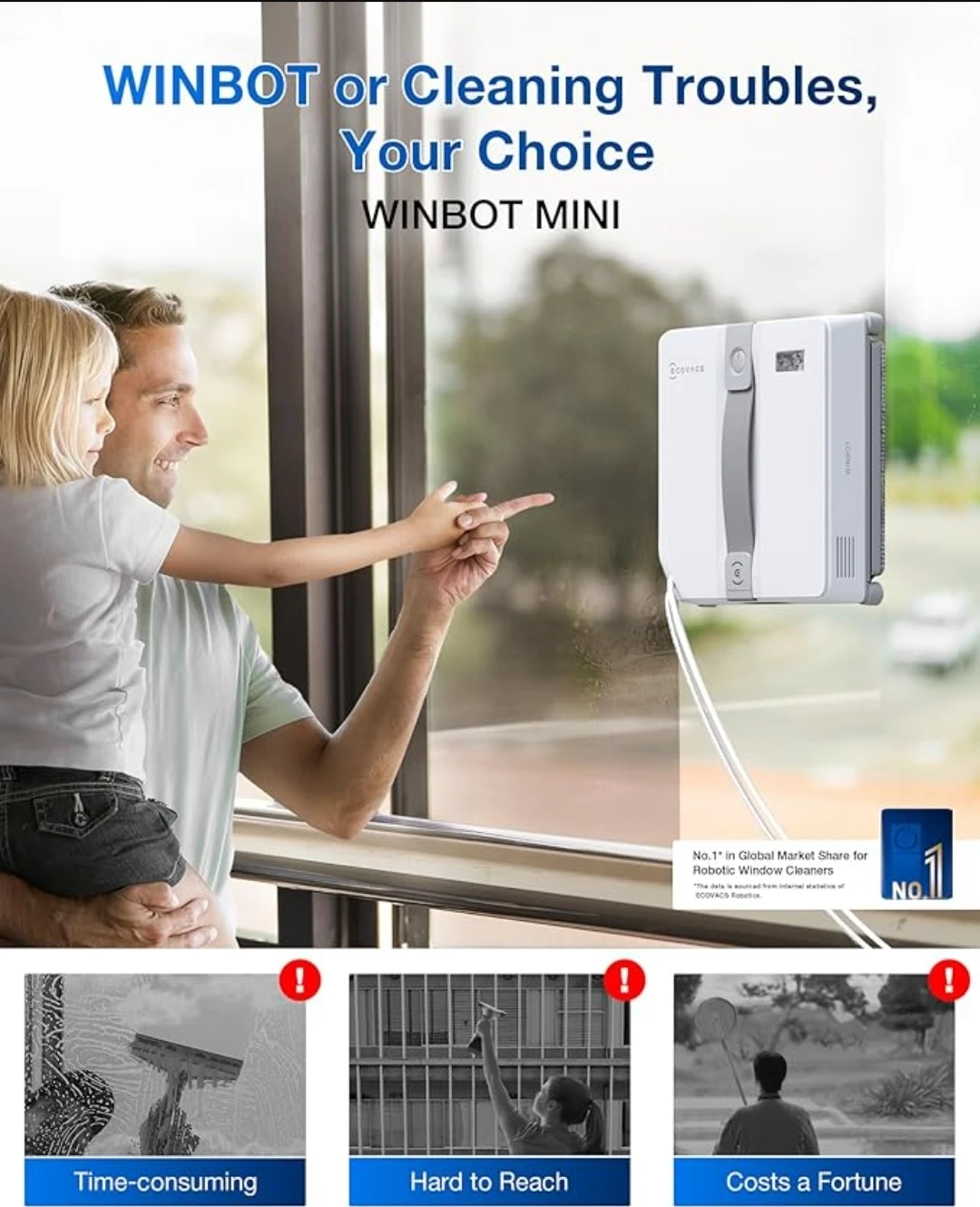 Ecovacs Winbot Mini Robot Window Cleaner - NEW!!! - photo 3