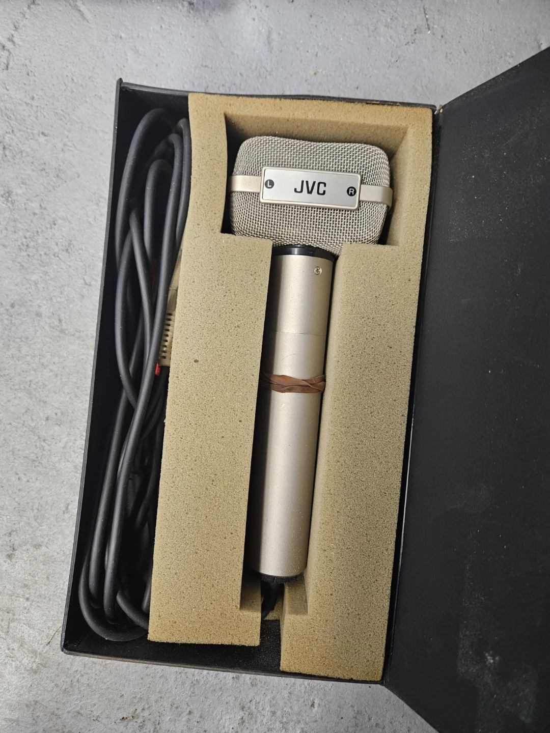 Vintage JVC M-201 Electret Stereo Microphone