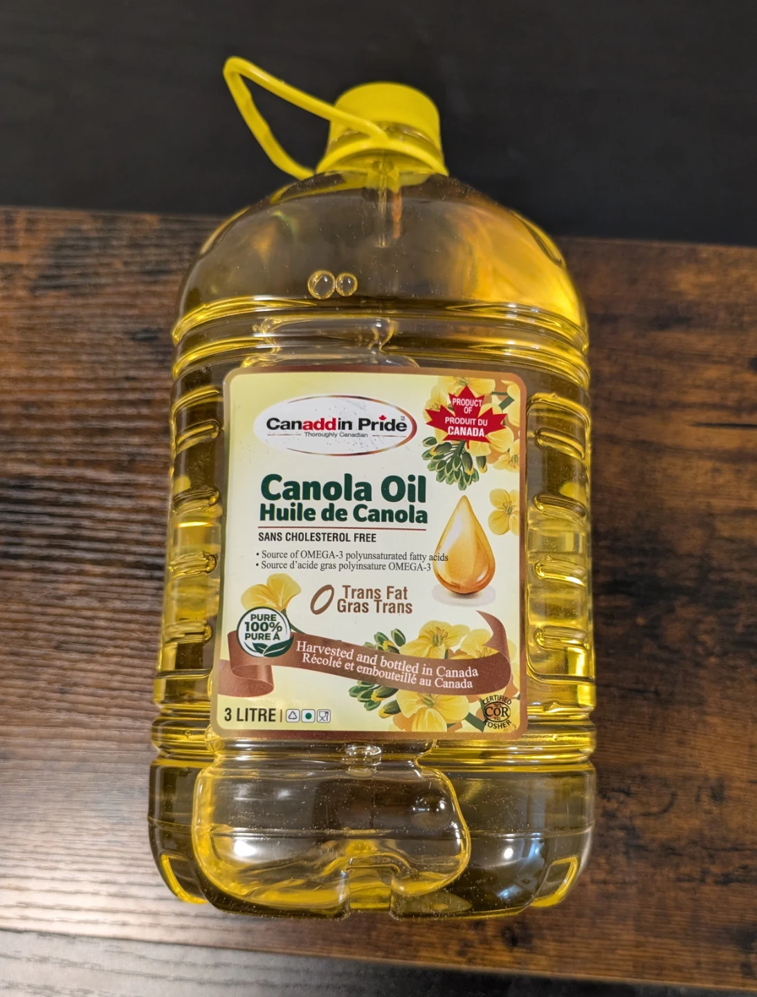 Canaddin Pride Canola Oil - 3 Litre