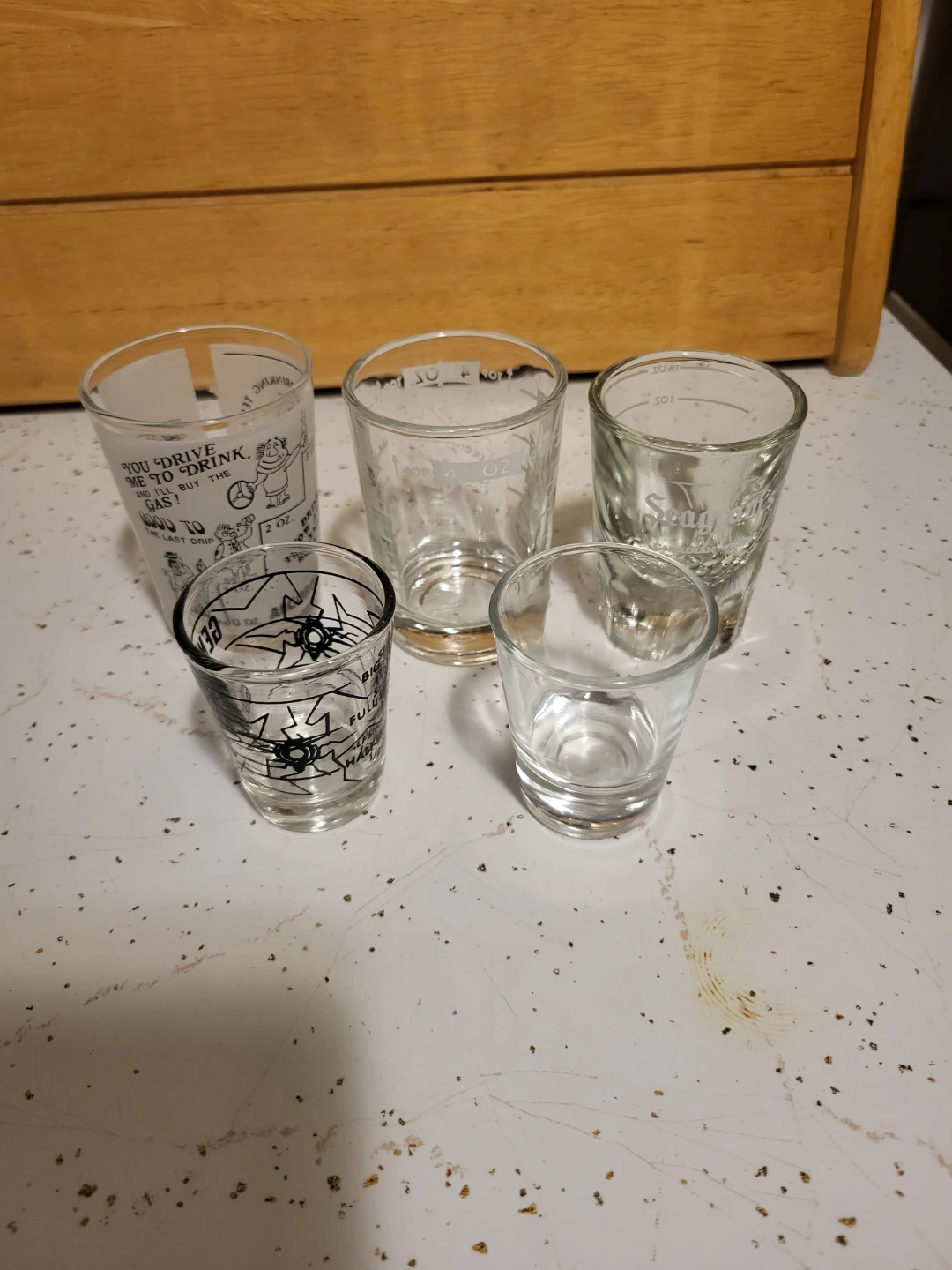 Liqueur shot glass set