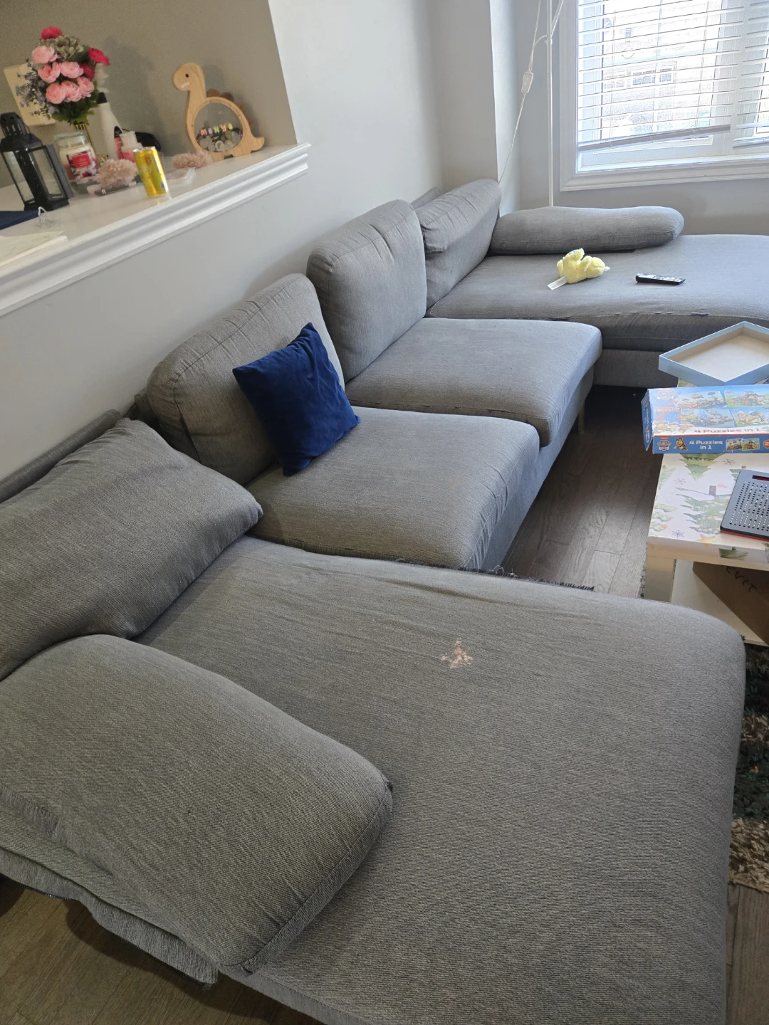 Grey Sectional Sofa - Used