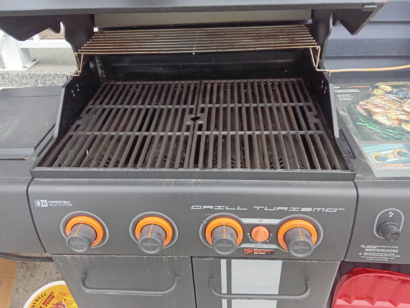 MASTER Chef Grill Turismo 5-Burner Convertible BBQ - photo 2